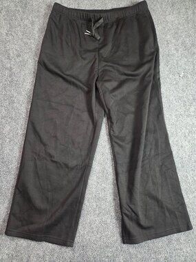 OFeefan Black Lounge Pants XL Polyester Rayon Blend